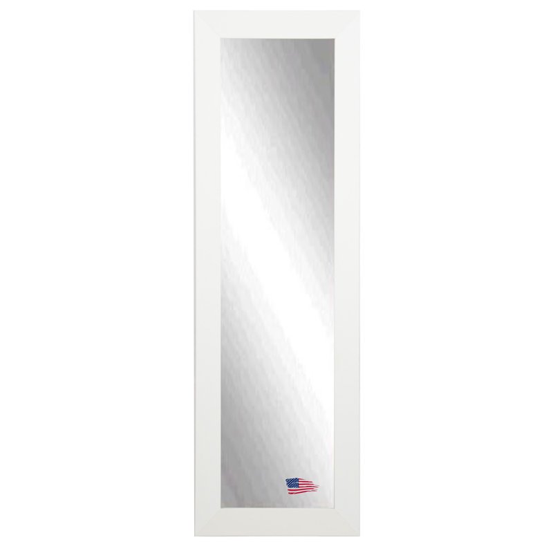 Miroir pleine longueur Neilsen, 60 po x 21 po, Blanc