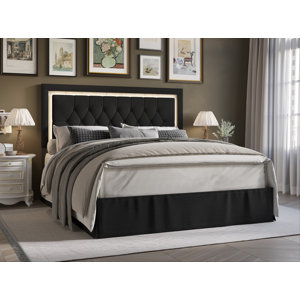 Epworth King Tufted Upholstered Platform Bed ( incomplete box 2/3)