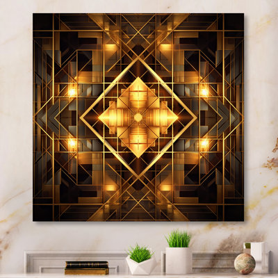 «Sharp Gold and Black Geometric Wonders» sur