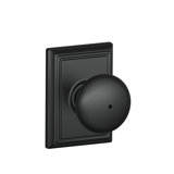 Plymouth Bed and Bath Lock Knob with Addison Trim