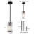 1-Light Modern Crystal Single Pendant Light With Adjustable Height-1915699880
