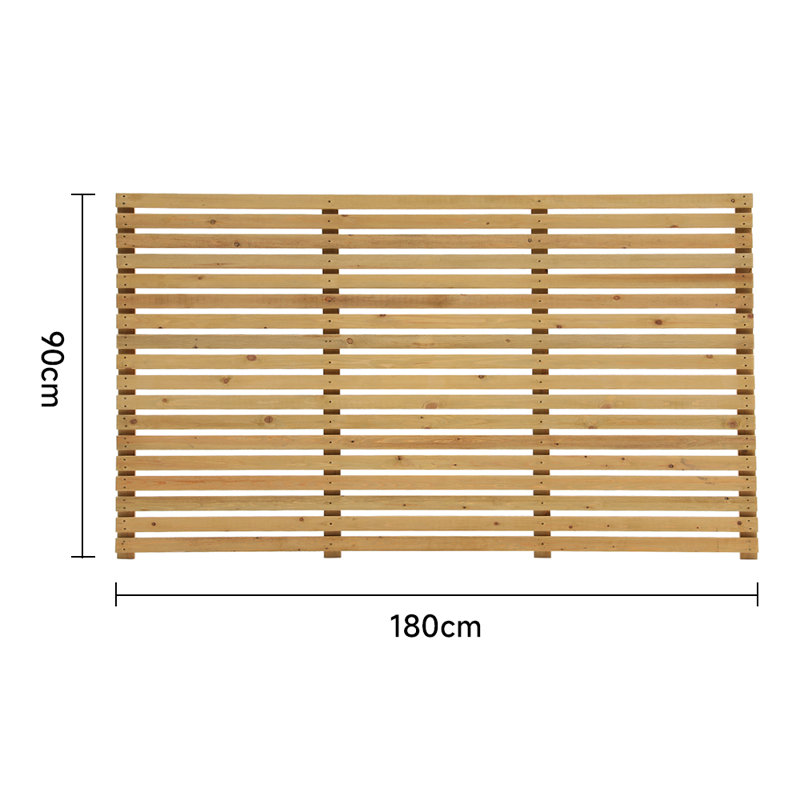 Wood Fence Panels Included, 90cm W