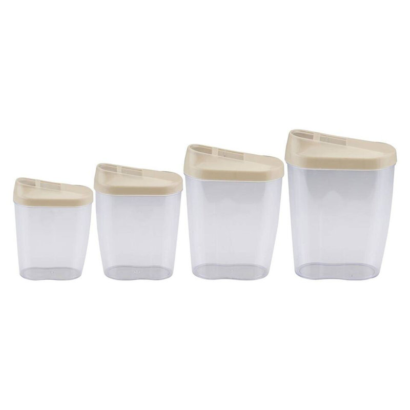 Jar - Set of 4, Taupe