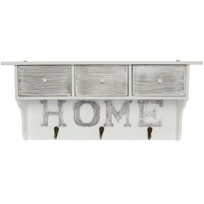 Shay Wall 3 - Hook Wall Mounted Coat Rack