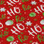 Tapis rouge flocon de neige intérieur / extérieur lavable à la machine Ho Ho Ho Xhevrie-1003129010