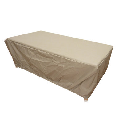 Premium Tight Weave Rectangular and Oval Water Resistant Patio Table Cover by Arlmont & Co.
