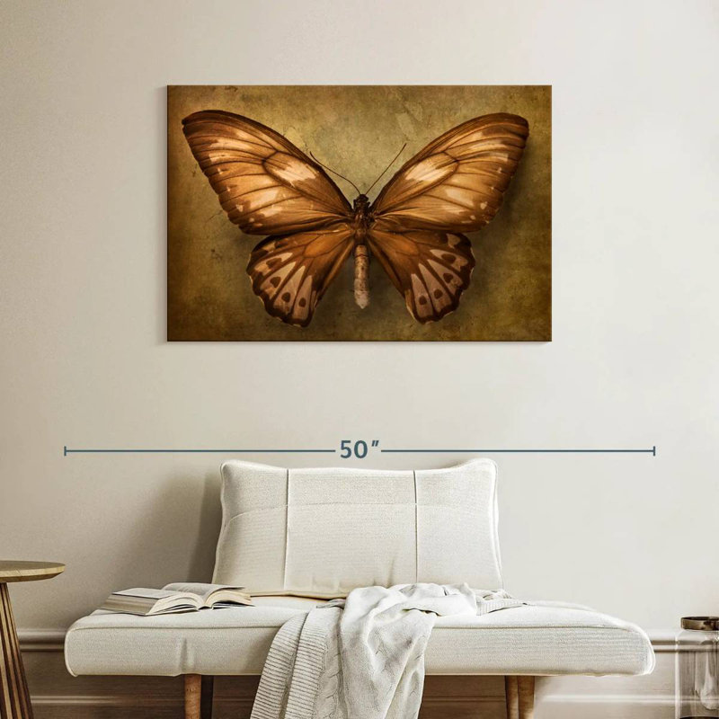 Papillon rétro Brampt, H 26 po x l 39 po