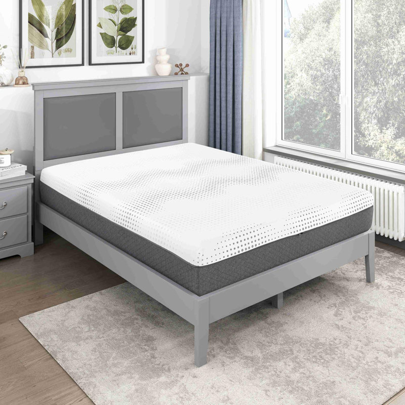 Matelas hybride en mousse viscoélastique imprégnée de gel 12 po Eastern, Très grand lit