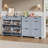 4-Tier Large Shoe Storage Cabinet with 2 Flip Drawers & Top Drawers, Freestanding Shoe Organizer for Entryway, Hallway-1150164886
