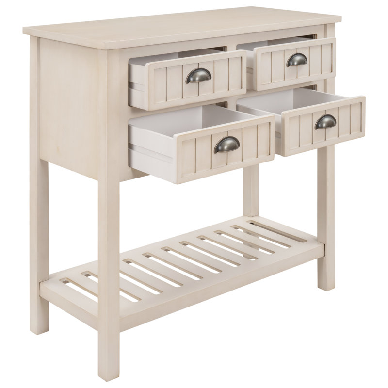 Console 31,7 po Aubriana, Gris rétro