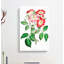 Pink Rose Clare Flowers - Wrapped Canvas-55330258