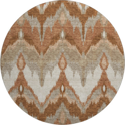 Premium Machine Washable Prisco Paprika Rug