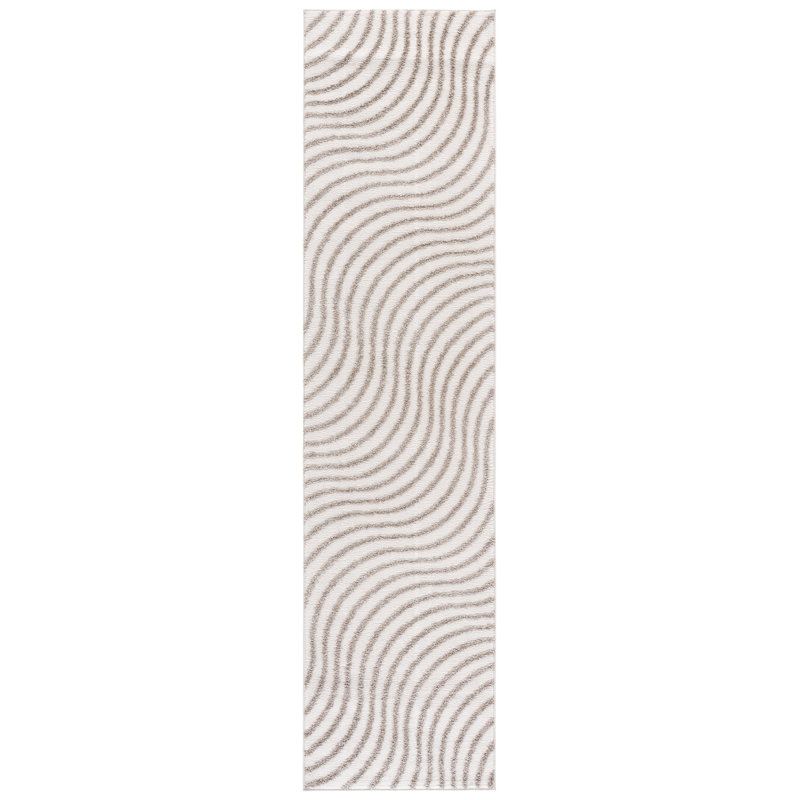 Wave Performance Abstract Indoor Rug, Runner 2'2" x 9'