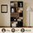 70.86'' H Tall Bookshelf and Bookcase Display Case With 2 Storage Drawes And Open Cabinet