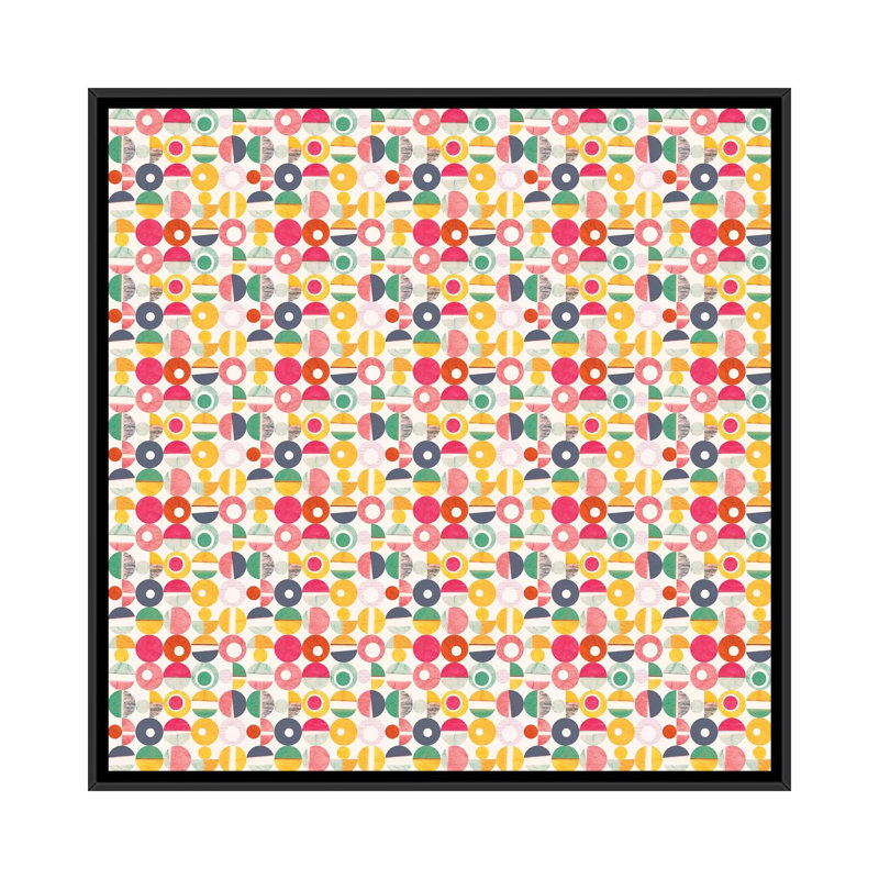 « paper decoupes », impression sur toile, H 26 po x l 26 po x P 1,5 po, Toile avec cadre noir, Pas de tapis