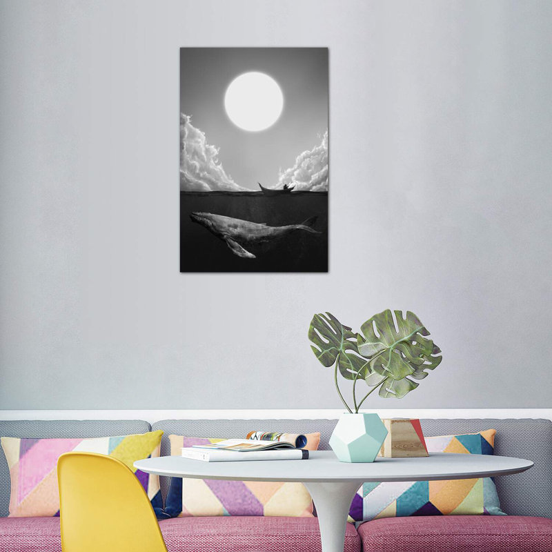 «The Traveller» par Daniel Taylor - reproduction imprimée, H 32 po x l 48 po x 1,5 po, Toile tendue