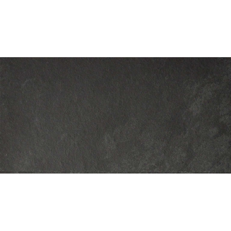 Carreau de mur et de plancher en béton 6 po x 12 po Black Bliss