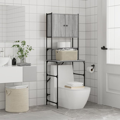 Engineered Wood, Metal Bathroom Cabinet