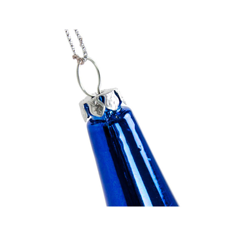 Finial Ornament, 54cm H x 10cm W, Blue