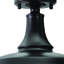 Gunnora Dark Bronze And Light Gold 12'' W 1 - Bulb Outdoor Semi Flush Mount