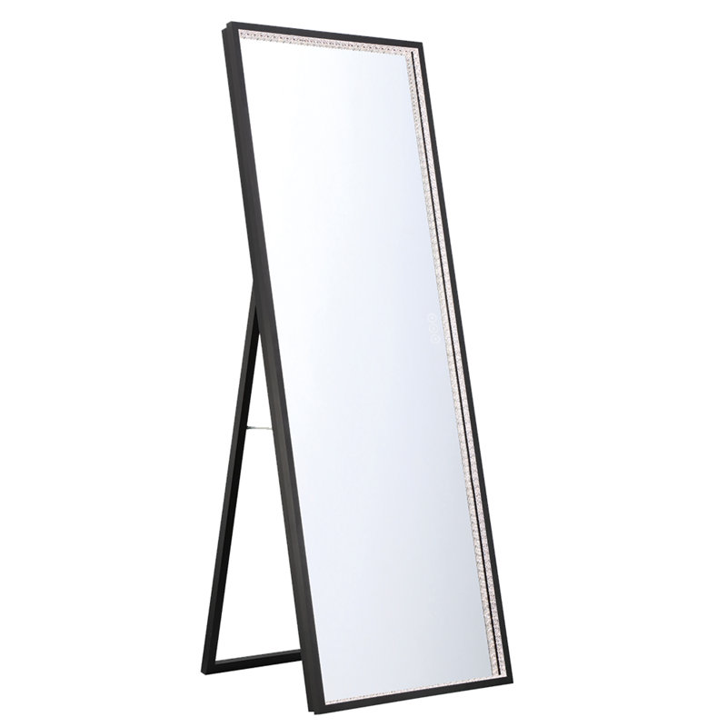 Miroir Cerissa, Noir, 65 po x 24 po