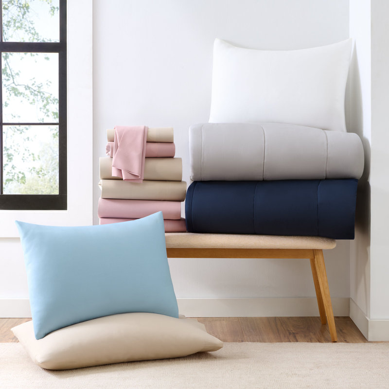 King White Organic Microfiber 7-Piece Bed in a Bag Set