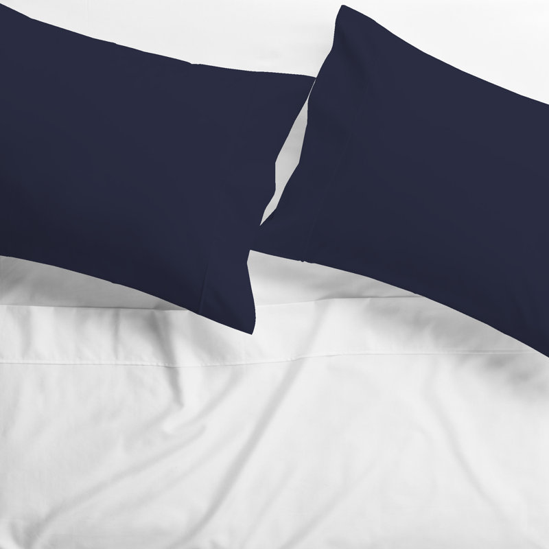 Organic 100% Cotton Breathable & Lightweight Deep Pocket Pillowcases