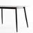 Modern 1.4m Rectangular Stone Dining Table, Unique Metal Base, White Sintered Top, Heat Resistance, Easy - Cleaning, Rounded Corner Design, Black And Gold Legs, Simple Look, Quick Assembly Large
