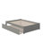 Concord Solid Wood Platform Bed with Footboard & Twin XL Trundle-126307753-96140405