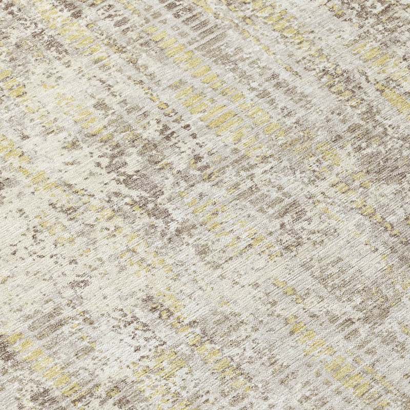 Machine Washable Indoor/Outdoor Chantille ACN2784 Abstract Rug, 5' x 7'6"