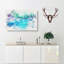 Aurora Borealis At Night - Wrapped Canvas-56656638