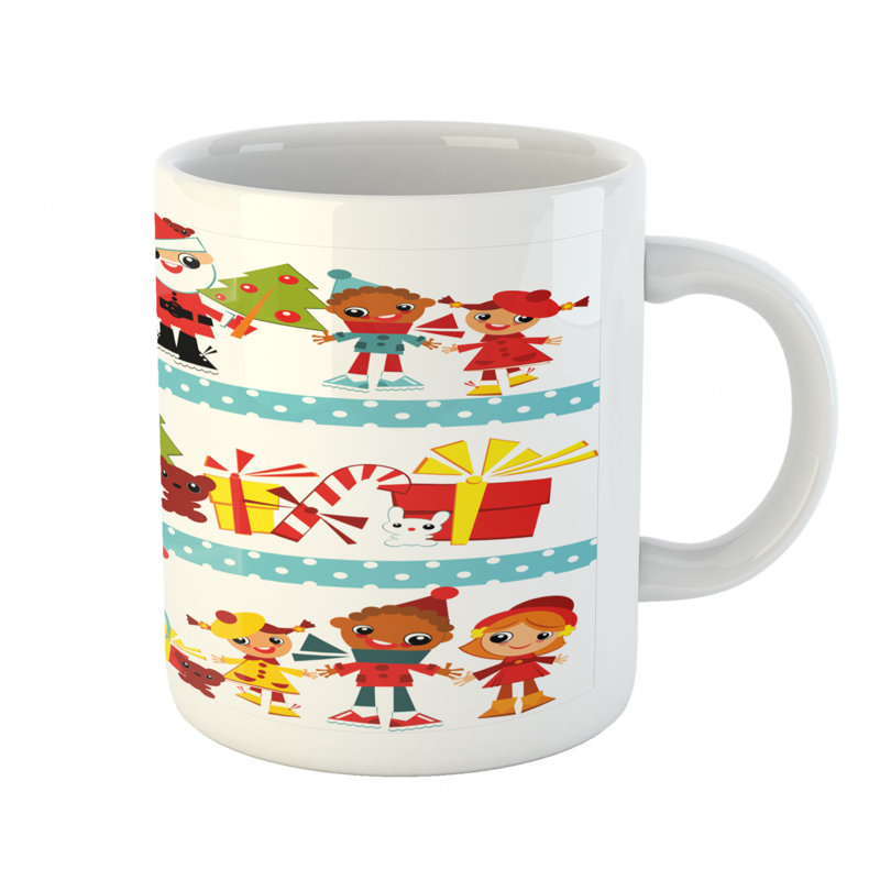 Grande tasse à café santa