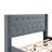 Upholstered Bed Frame with Wingback Tufted Headboard-23695136-23695149
