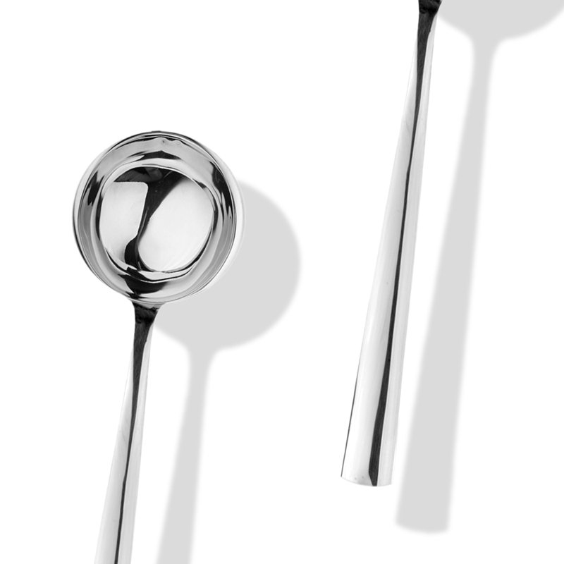 Ensemble de service 3 pièces Levantina (cuillère fourchette et louche) en acier inoxydable, Miroir