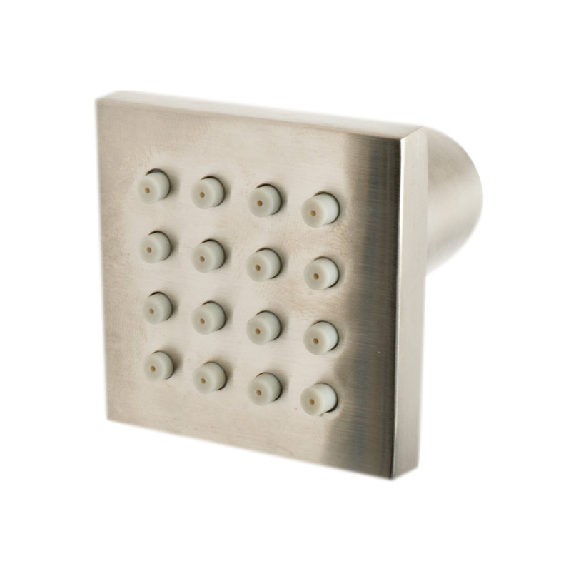 Complete Shower System with Rough in-Valve, Brushed Nickel