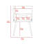 Table de chevet moderne et minimaliste-609995952
