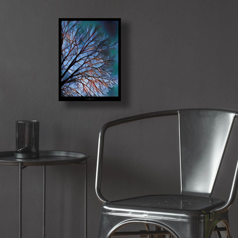 «Early Evening Tree» par Tim Nyberg, H 16 po x l 12 po x P 0,13 po