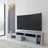 Adjustable Tv Stand Console, Tv Table, Expandable Accent Tv Stand With 2 Storage Drawers