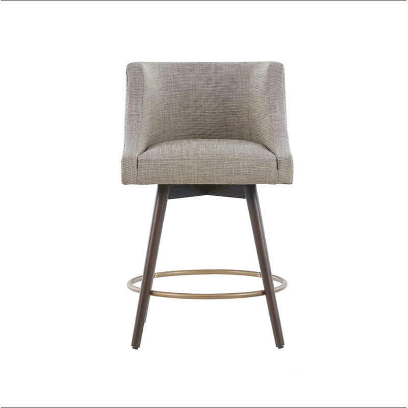 Tabouret de comptoir pivotant, Gris