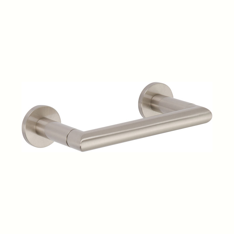 Kubic Double Post Toilet Paper Holder, Stain Nickel