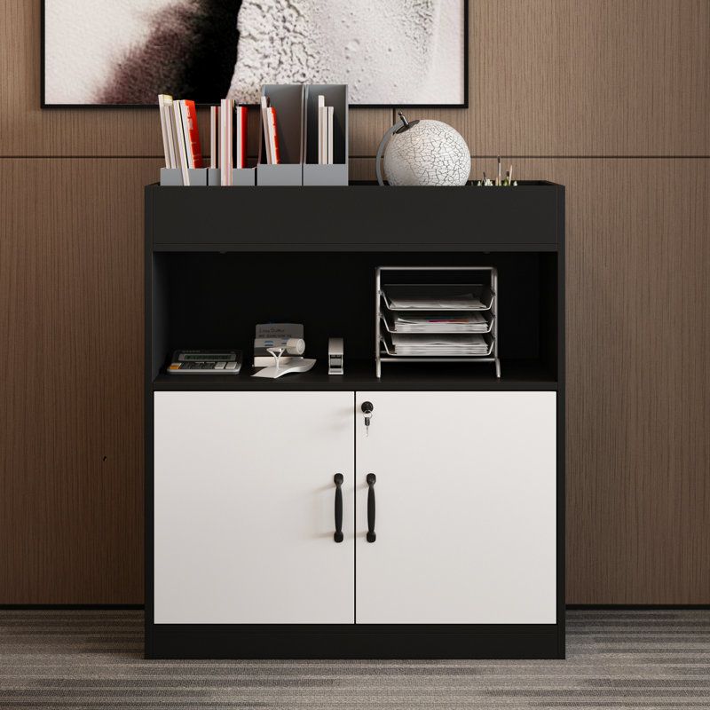 35.4'' H X 31.5'' W Elegant Filing File Storage Cabinet With Lock