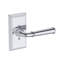 Dunsmoor Privacy Lever with Chamfered 5in Rose in Venetian Bronze-244279871