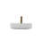Square Countertop Ceramic Washbasin