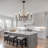 French Country Chandelier,farmhouse Vintage Antique Chandelier Pendant Light Fixtures For Kitchen Island Dining Room Living Room Foyer Entryway Office Ul Listed