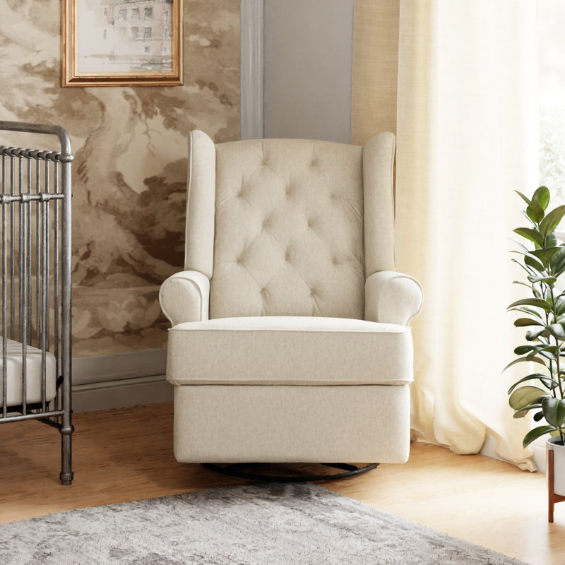 Harbour 32" Wide Power Recliner and Swivel Glider, Cream