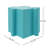 3-Piece Artistic Puzzle Table Set/Modular MGO Side Tables With Interlocking Design (2 Convex & 1 Concave)/ 200Lb Capacity For Indoor & Outdoor-1111409323