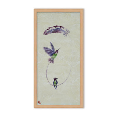 Nature Inspired "Flight of Color" Canvas Wall Art By 