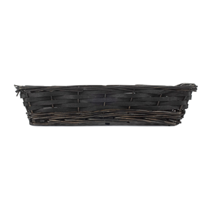 Wicker Tray, Black