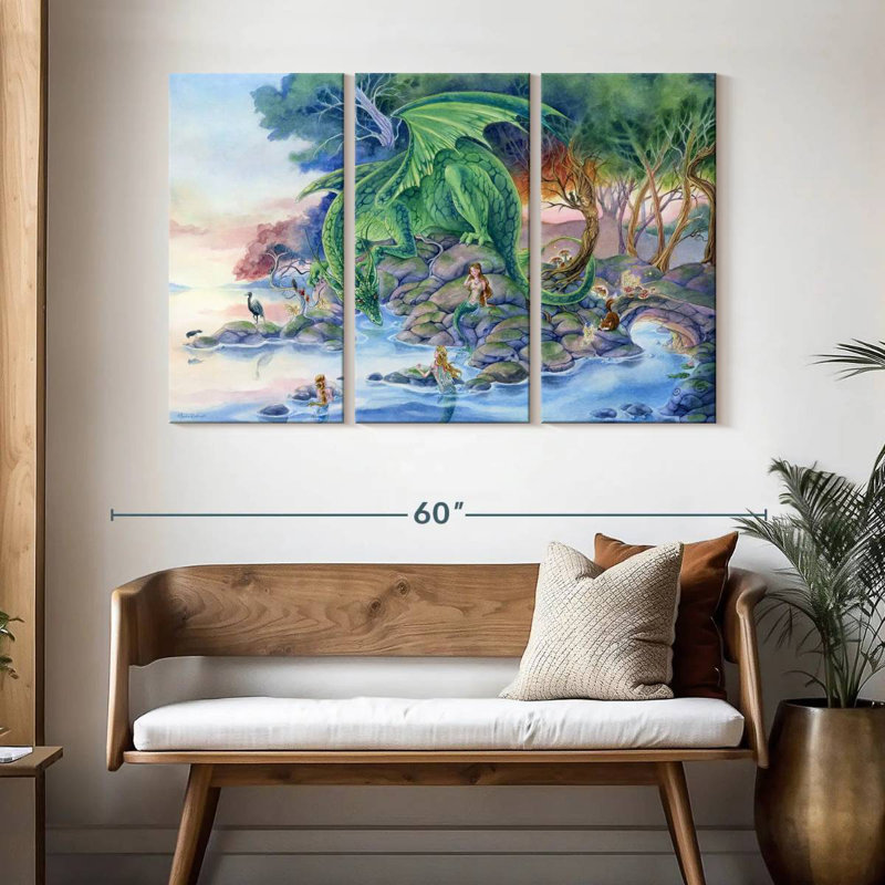 Kelan air et mer, H 32 po x l 50 po