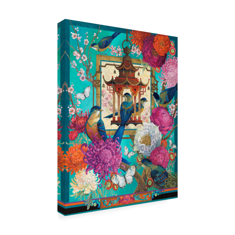 Mahkar The Asiatic Garden par David Galchutt, H 32 po x l 24 po x P 2 po